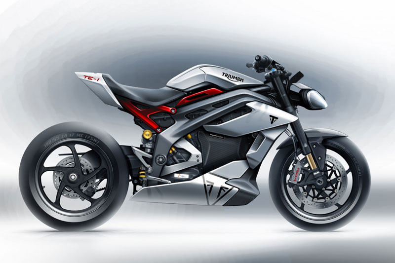 Hé lộ hình ảnh thiết kế của xe điện Triumph Project TE-1