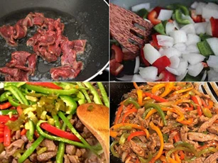 Thịt bò xào ớt chuông đẹp mắt mềm tan trong miệng thơm ngon, ai cũng mê