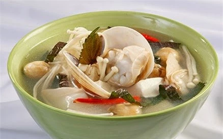 làm mẹ, canh ngao nấu nấm, món ngon, gia đình