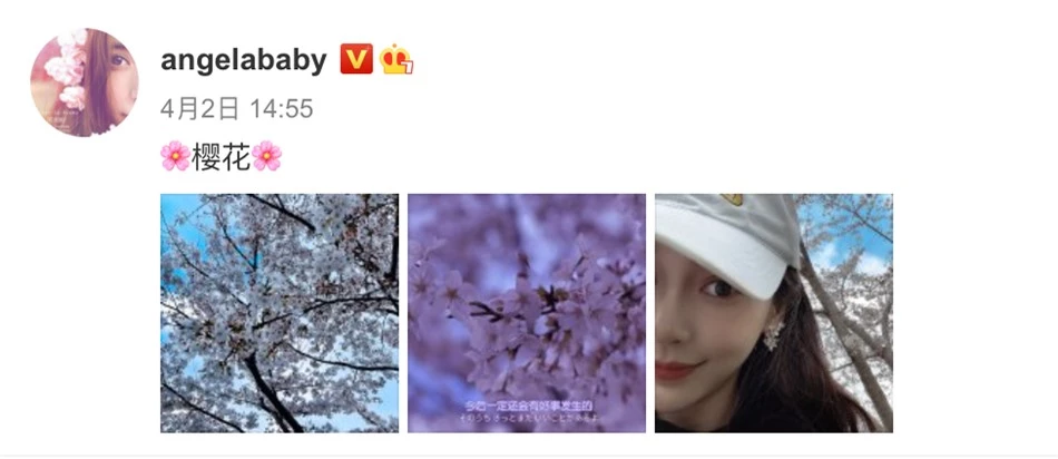 Động thái mới của Angelababy sau nghi vấn cố níu kéo tình cảm của Huỳnh Hiểu Minh? - Ảnh 2. Động thái mới của Angelababy sau nghi vấn cố níu kéo tình cảm của Huỳnh Hiểu Minh? - Ảnh 2.