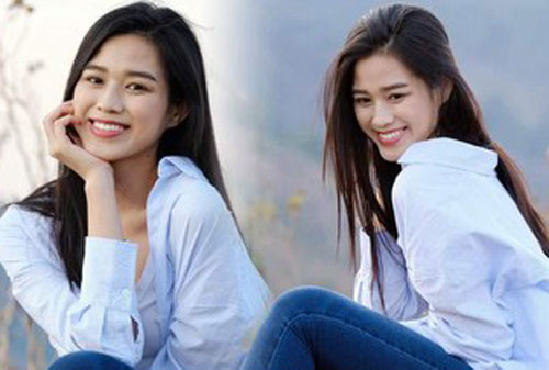 Hoa hậu Đỗ Thị Hà diện áo trắng giản dị, đẹp tinh khôi trên đỉnh núi lửa Chư Đăng Ya