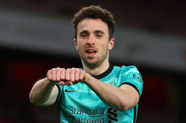 Kế quả Arsenal 0-3 Liverpool: Diogo Jota sắm vai người hùng