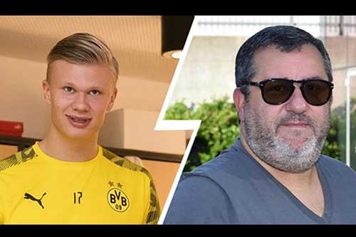 Raiola ra 3 điều kiện với Barca để sở hữu Haaland