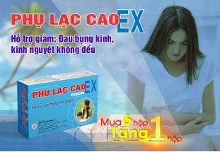 Thực phẩm bảo vệ sức khỏe Phụ Lạc Cao EX – Hỗ trợ lưu thông khí huyết.