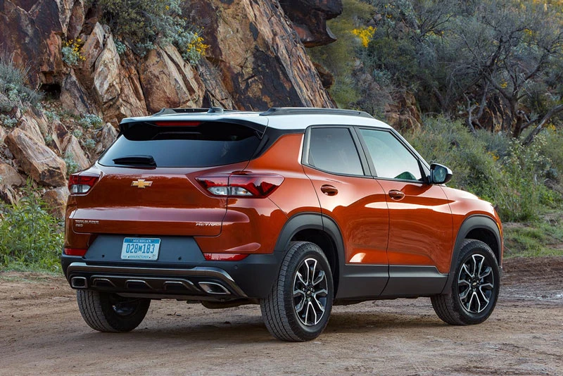 9. Chevrolet Trailblazer 2021 (giá khởi điểm: 19.000 USD).