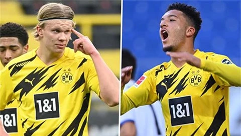 Dortmund vạch kế hoạch giữ Haaland, bán Sancho