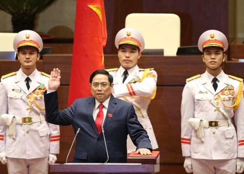 Ông Phạm Minh Chính tuyên thệ nhậm chức Thủ tướng Chính phủ