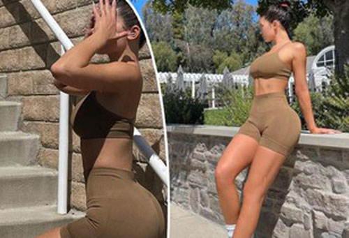 Nữ tỷ phú Kylie Jenner khoe ba vòng 'bốc lửa' khi chạy bộ