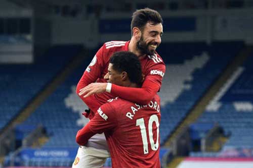 Rashford và Fernandes lập thống kê ấn tượng sau trận thắng Brighton