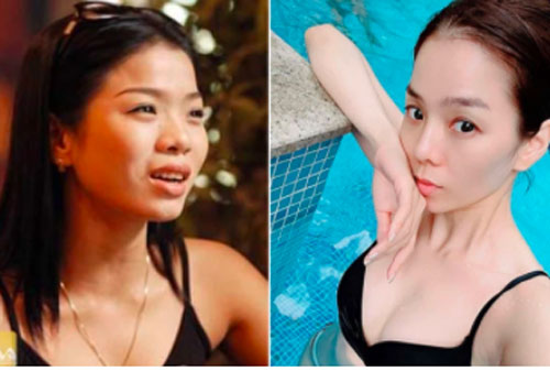 Nhan sắc của ca sĩ Lệ Quyên trước khi phẫu thuật thẩm mỹ