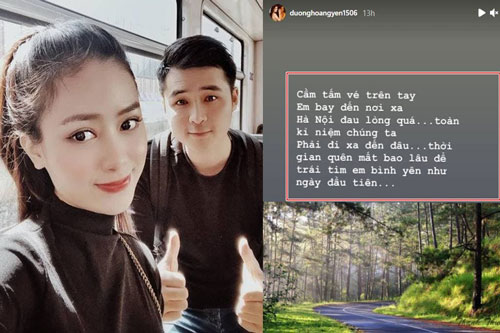 Rộ nghi vấn Dương Hoàng Yến chia tay với bạn trai sau 10 năm yêu nhau