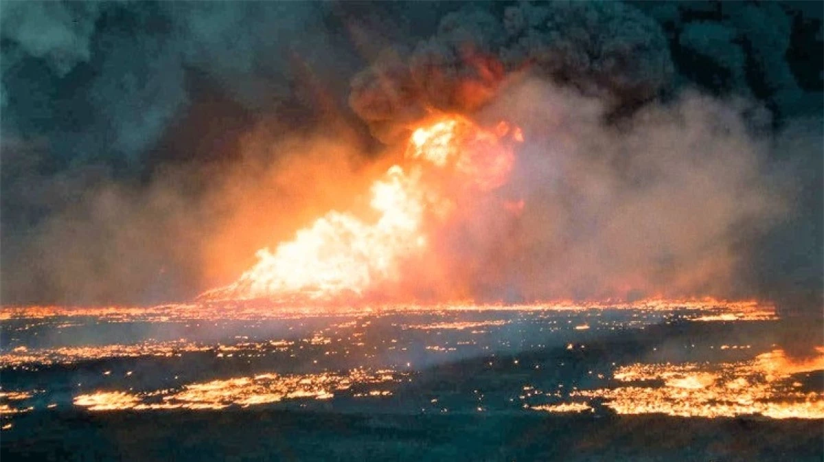 Các mỏ dầu cháy trong Chiến dịch Bão táp Sa mạc (1991); Nguồn: militarywatchmagazine.com