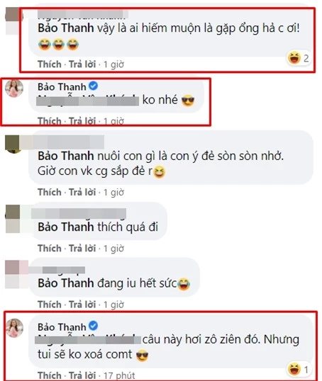 Bảo Thanh mắng thẳng mặt cư dân mạng này vô duyên.