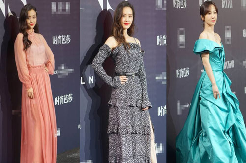 Thảm đỏ Bazaar Icons: Angelababy lép vế về nhan sắc so với Lưu Thi Thi, Dương Tử mặc váy nhăn nhúm