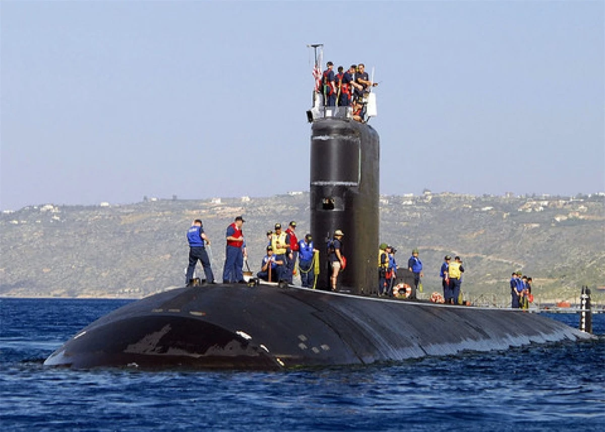 Tàu ngầm hạt nhân USS Alexandria. Ảnh: Wikipedia.