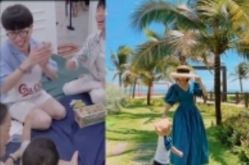 Được hỏi đáp “yêu ai nhất", con trai Hòa Minzy có phản ứng cực dễ thương