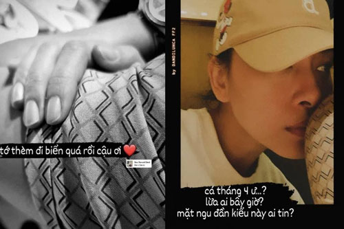 Ngô Thanh Vân hiếm hoi công khai ảnh tình tứ tựa vai tình trẻ Huy Trần