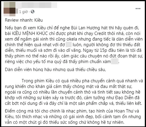 Khán giả chấm điểm KIỀU dưới trung bình, thất vọng nhất vì không hề bám sát nguyên tác - Ảnh 3.