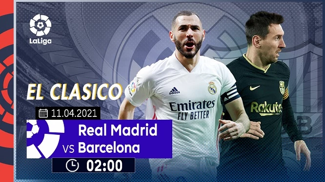 VTVcab ON trực tiếp trận đấu giữa Real Madrid và Barca trên kênh Bóng đá TV