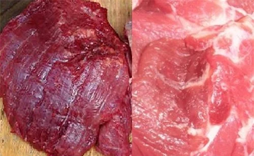Thịt lợn kỵ với thịt bò