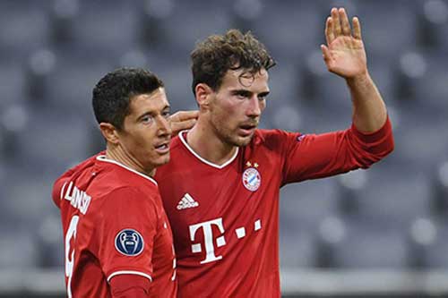 Lewandowski không kịp trở lại, Goretzka và Sule nguy cơ cũng nghỉ trận lượt về gặp PSG