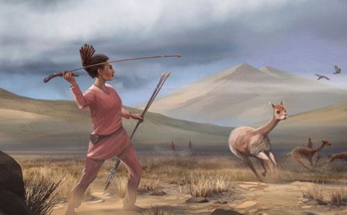 Phụ nữ châu Mỹ từng là thợ săn thú lớn