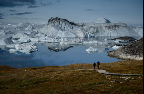 Ngắm vẻ đẹp siêu thực của vịnh băng Ilulissat