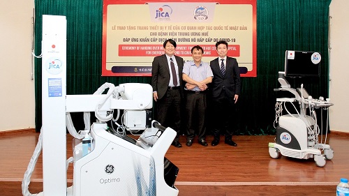 JICA tặng thiết bị y tế phòng chống dịch COVID-19 cho Huế 