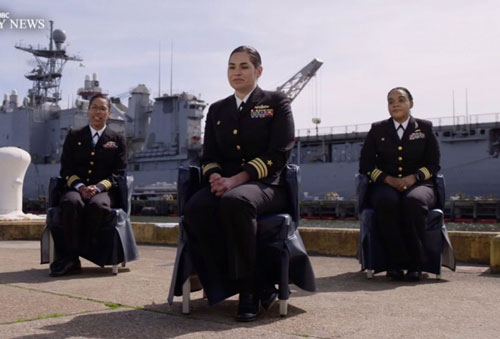 Lần đầu tiên Mỹ có 4 chỉ huy chiến hạm là phụ nữ da màu