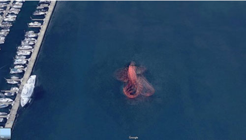 'Bạch tuộc khổng lồ' và những thứ kỳ lạ trên Google Maps