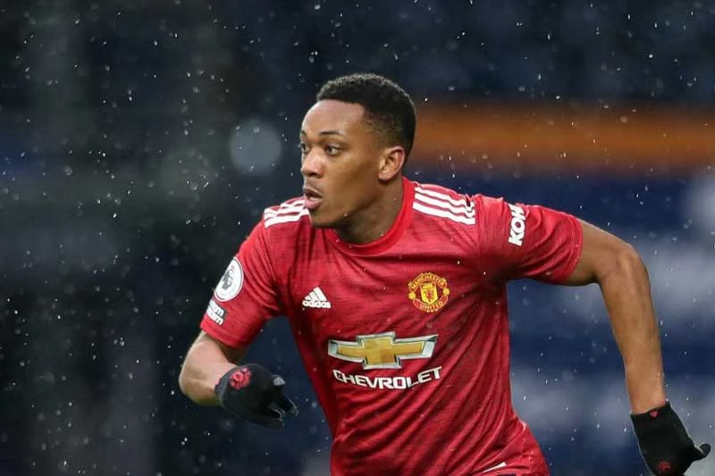 10. Anthony Martial - 1.488 phút.