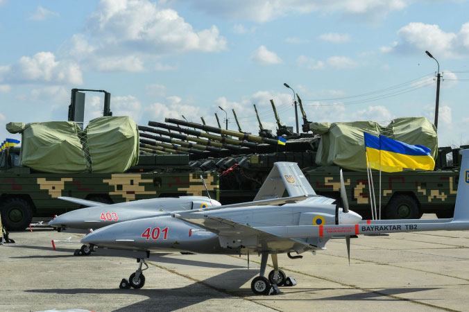 UAV Bayraktar TB2 của Thổ Nhĩ Kỳ lần đầu tiên được phát hiện ở Donbass