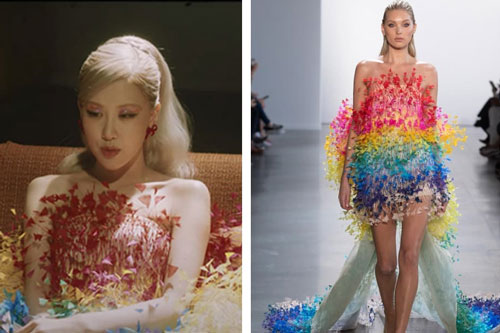 Rosé của Blackpink đẹp tựa 'nữ thần', diện đầm của Công Trí trong MV mới