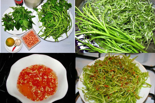 Làm nộm rau muống chua chua giòn giòn, thanh mát chỉ cần cho thêm một thứ này, ai ăn cũng "chết mê"