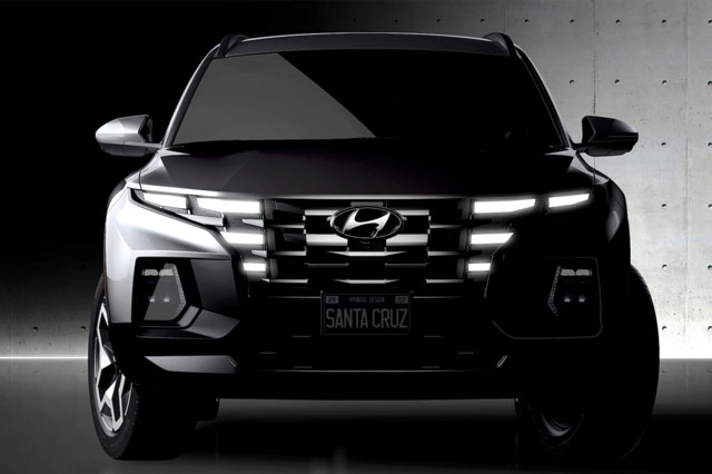 Hé lộ hình ảnh mẫu bán tải Hyundai Santa Cruz trước ngày ra mắt