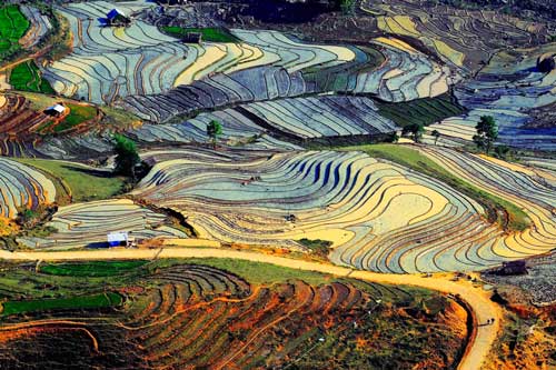 Những “ô màu” Tây Bắc không thể bỏ qua mùa nước đổ