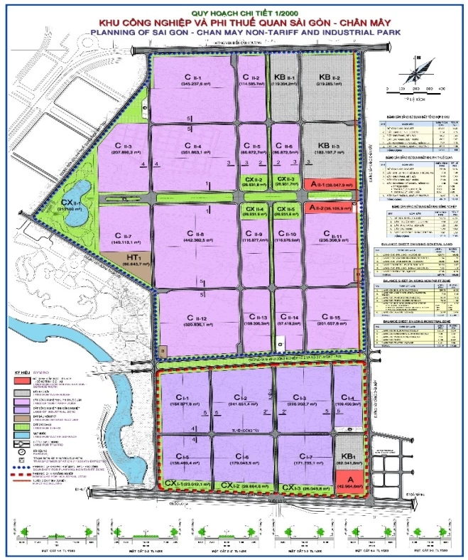 Quy hoạch chi tiết Khu Công nghiệp và Khu Phi thuế quan Sài Gòn – Chân Mây.