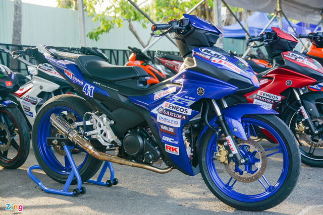 Chi tiết Yamaha Exciter 155 phiên bản xe đua đầu tiên tại Việt Nam