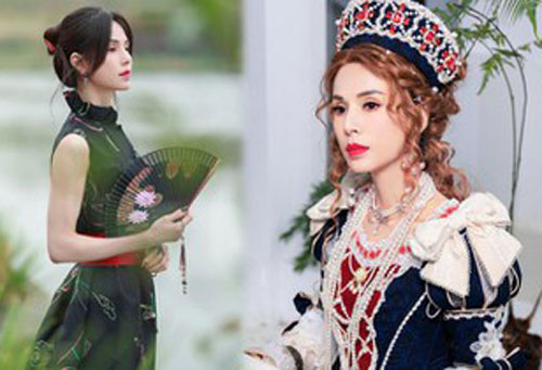 Lý Nhược Đồng diện đồ Lolita, sắc vóc cực phẩm tuổi 55 gây ‘bão’