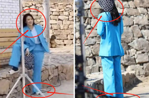 Lý do gì mà Thư Kỳ mặc suit sang chảnh nhưng lại đi đôi dép lê kỳ cục