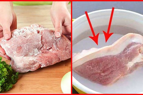 Cho 1 thìa đường vào rã đông, thịt cứng đến mấy cũng mềm trong 5 phút, lại tươi ngon như vừa mới mua