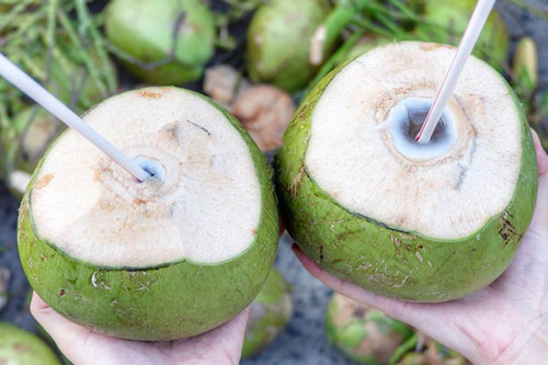 Mách chị em bí quyết chọn dừa xiêm nhiều nước, 10 quả ngon ngọt cả 10