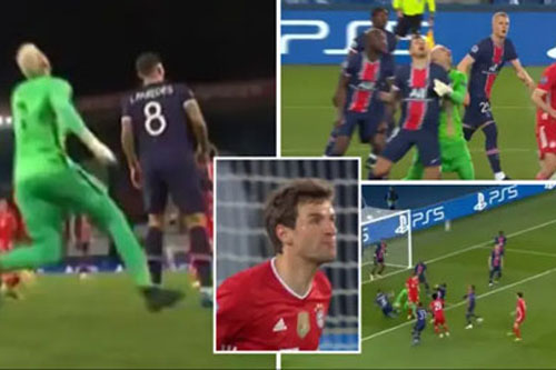 Trọng tài mắc sai lầm ngớ ngẩn ở trận PSG vs Bayern