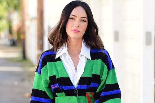 Megan Fox diện đồ hiệu sang chảnh đến thăm bạn