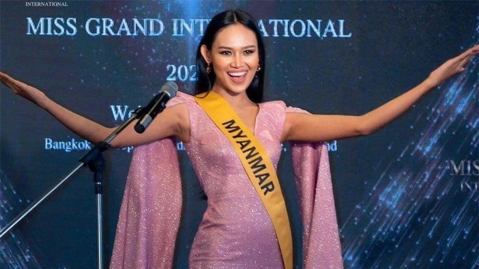 Nhan sắc Hoa hậu Hoa hậu Hòa bình Myanmar vừa bị truy nã ảnh 4