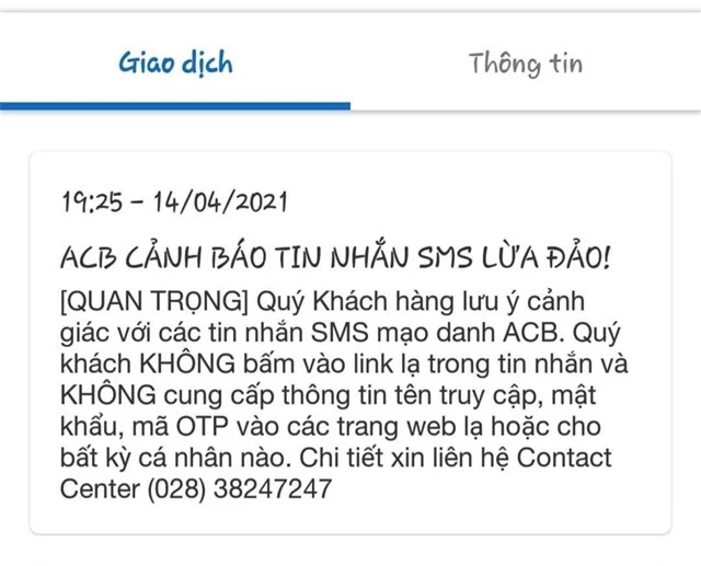 Tin nhắn lừa đảo mạo danh ngân hàng tiếp tục hoành hành, nhiều người mất tiền oan - Ảnh 1.