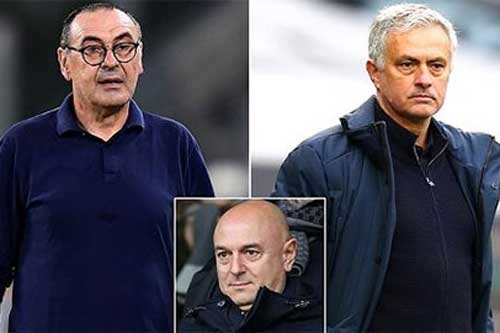 Tottenham liên hệ Sarri thay Mourinho
