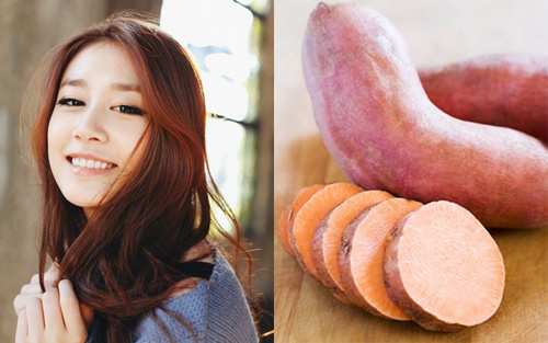 1 củ khoai lang là đủ để sạch nám trên da mặt