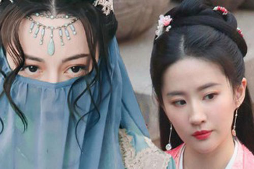 Tạo hình đẹp kinh diễm của Địch Lệ Nhiệt Ba và Lưu Diệc Phi trong phim cổ trang mới