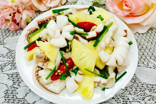 Mẹo làm món mực xào dứa chua ngọt thơm ngon đậm đà, ăn một lần là nhớ mãi